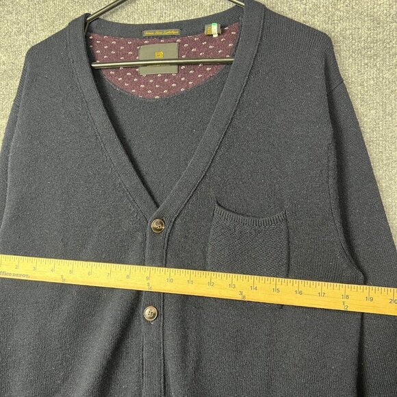 Scotch Soda Sweater Mens Large Cardigan Wool Pocket‎ Lambwool - Picture 4 of 7